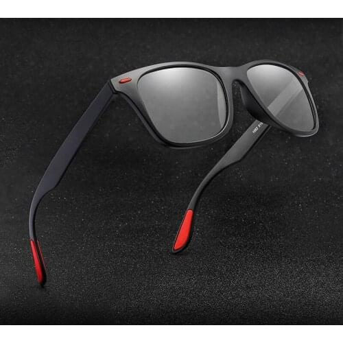 Photochromic Polarized Sunglasses Men Fashion Vintage Driving Square Shade Glasses Women Classic Brand Decorative Eyeglasses