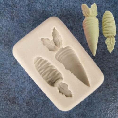 Three-Dimensional Carrot Food-Grade Silicone Fondant Cake Mold Chocolate Baking DIY Cake Mold A1341