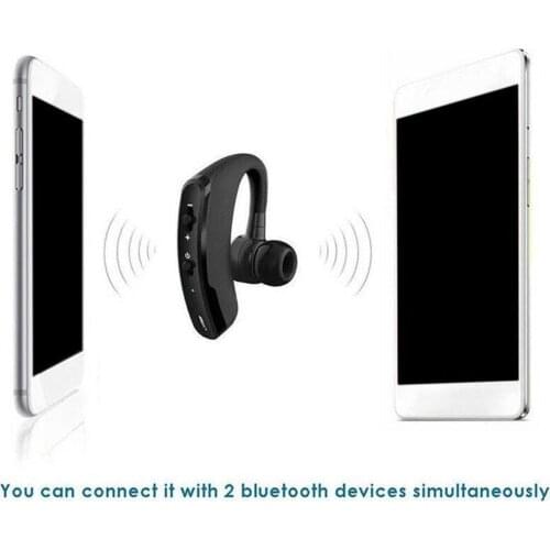 V9 1PC Wireless Earphones Bluetooth 4.0 Earphone HIFI Mini In-ear Sports Running Headset Monolateral Business Bluetooth Earbuds