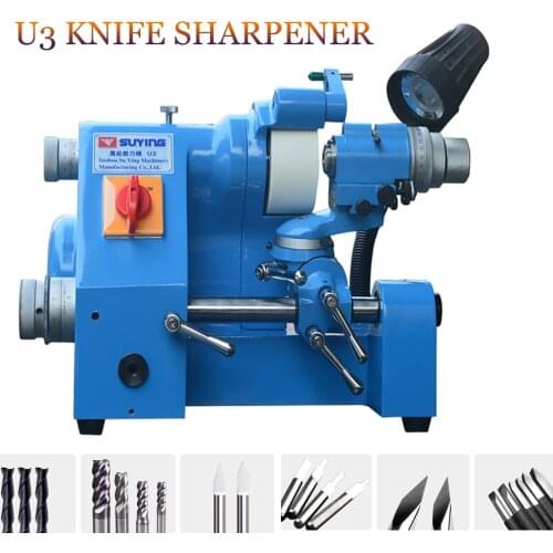 U3 Universal Cutter Grinder 220V/380V Drill Sharpener Sharpening Machine for End Mill Twist Drill Cutter Grinding Tool