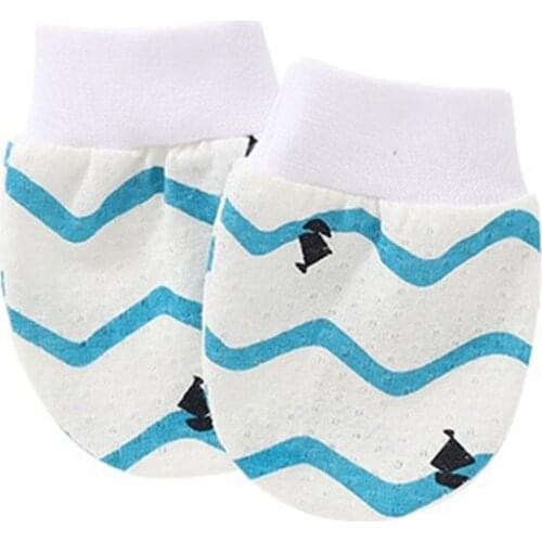 1 Pair Cotton Baby Anti Scratching Gloves Newborn Gloves Protection Face Mittens Keep Finger Infant Accessories