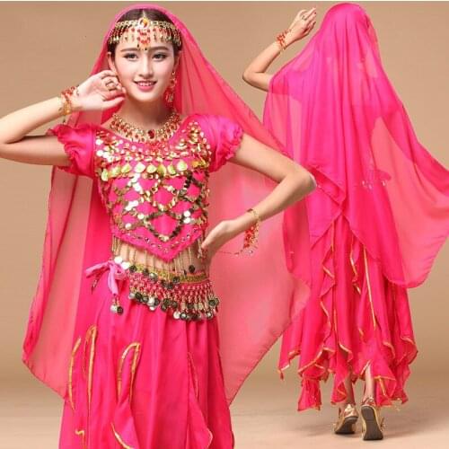 2017 Belly Dance Skirt Dance Skirt For Oriental Costumes India Costume Performance Dress Suit New Adult Dress(tow-seven Pieces)