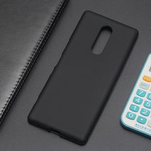 AMMYKI 6.5'For Sony Xperia XZ4 case Hot high quality Black silicone J8110 J8170 J9110 phone cover 6.5'For Sony Xperia 1 case