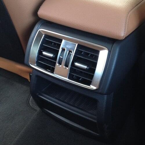 Car Rear Air Conditioning Outlet Frame Trim Sticker for Bmw X3 F25 X4 F26 2011-2016 Accessories