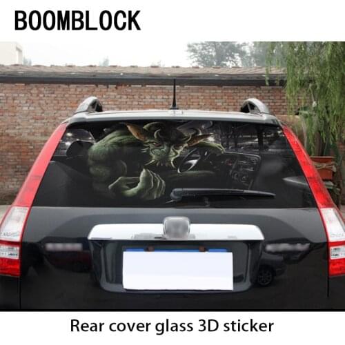 Car Styling Car Rear Windshield Mesh Film One Way Vision Stickers for Acura Chevrolet Cruze Aveo Peugeot 308 Seat Leon Mazda 3 6
