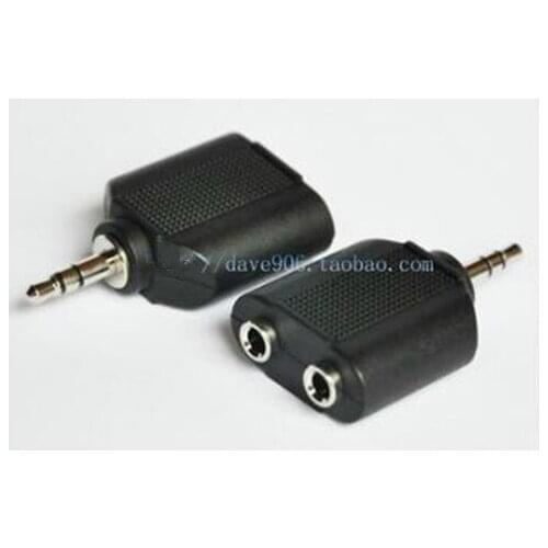 Free Shipping!! One point two adapter 3.5 / 3.5 tee copper plating / A Class /Electronic Component