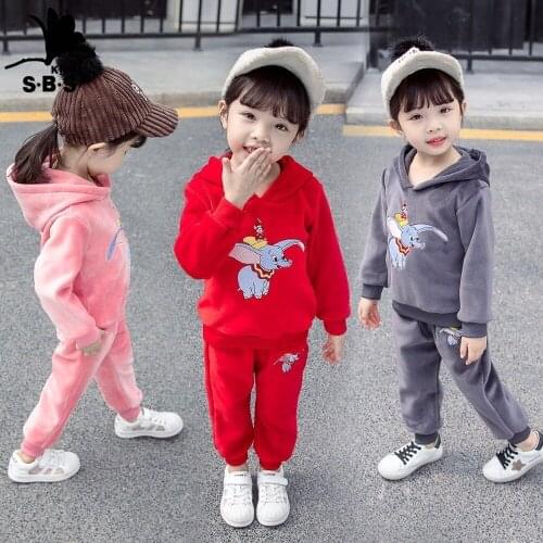 Childrens Clothing Boys and Girls Both Outwear Autumn Suit 2019 New Arrival Cartoon Girl Fashion Casual Set of The Two-piece