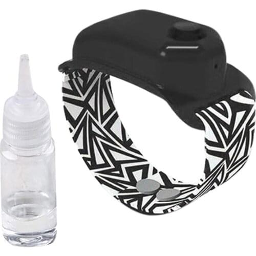 Liquid Wristband Hand Dispenser Hand Sanitizer Dispensing Portable Silicone Refillable Wristband Wearable Hand Sanitizer LBS