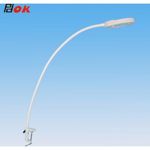 Hands-free Loupe Flexible Magnifying Glass Versatile 2 in 1 Lighted Magnifier Desk Lamp 8X Adjustable LED Light for Beauty Salon