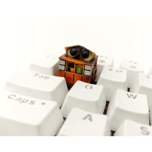 Mechanical Keyboard Custom Keycaps For Garbage Robot Keyboard Gift Keycap Personality Design Cartoon Axis Gaming Accessories