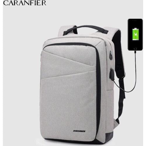 CARANFIER Backpacks Men Women Multi-function USB Charging Backpacks Men Laptop Backpacks School Casual Shoulders Bags Rucksacks