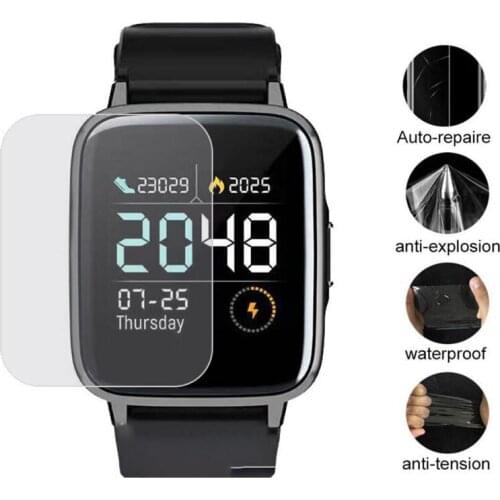 5pcs Soft TPU LCD Protective Film For Xiaomi YouPin Haylou LS02 Smart Watch Full Screen Protector Cover Smartwatch Protection