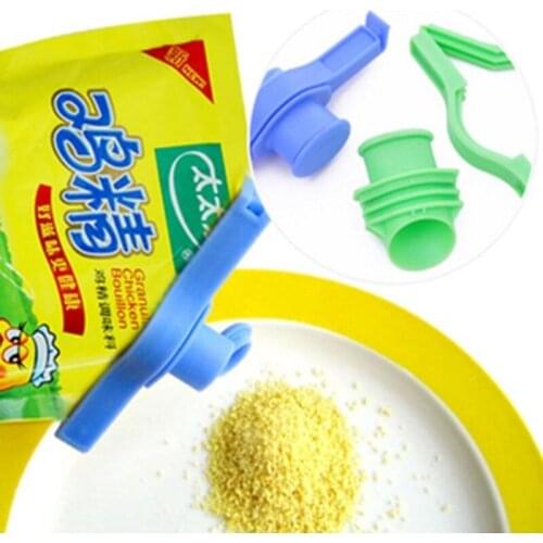 New 1PCS Practical Bag Clip Snack Fresh Food Storage Sealing Mini Strong Vacuum Sealer Food Clip With A Cap Type Spray Nozzle