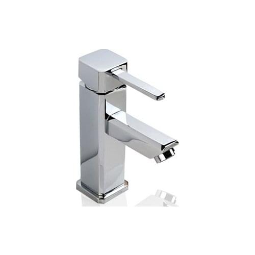 Copper single hole basin hot and cold faucet copper basin