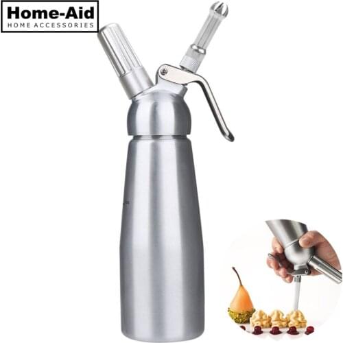 High Quality 500ml Durable Stainless Steel Cream Whippers Metal Whipped Cream Dispenser Siphon Dessert Tools Good Packing
