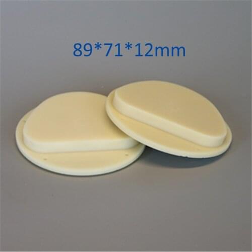 5 Pieces 89x71x12mm Dental PMMA Blocks CADCAM Milling Amann Girrbach System Dental Lab Material PMMA Disc Color A1,A2,A3