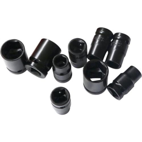 9 Piece Set 1/2 Inch Jackhammer Socket Jackhammer Hex Socket Head 8-16MM Sleeve Pneumatic Short Sleeve Electric Wrench