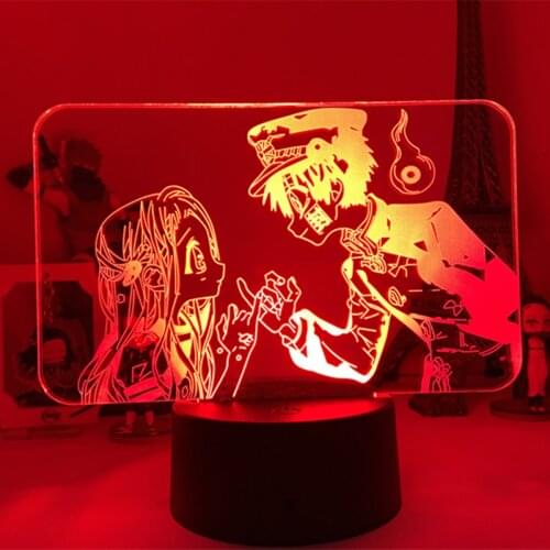 Anime Toilet Bound Hanako Kun Led Night Light for Bedroom Decor Birthday Drop Shipping Hanako Kun Lamp Gadget Gift