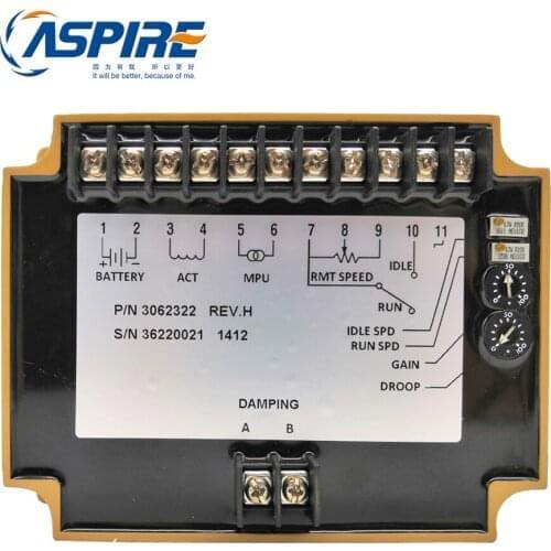 Diesel Generator Speed Governor Control Unit Speed Controller 3062322 for Genset Engine KTAA19-G6A