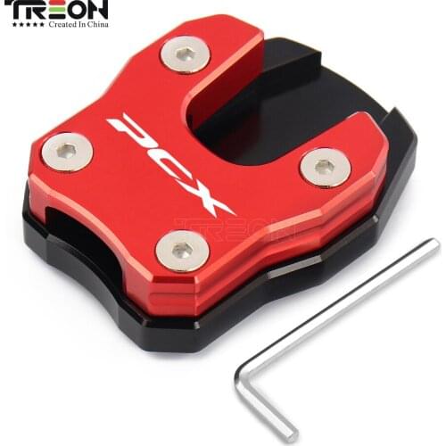 For HONDA PCX 125 PCX 150 PCX125 PCX150 2018 2019 Motorbike Kickstand Foot Side Stand Extension Pad Support Plate Enlarge Stand