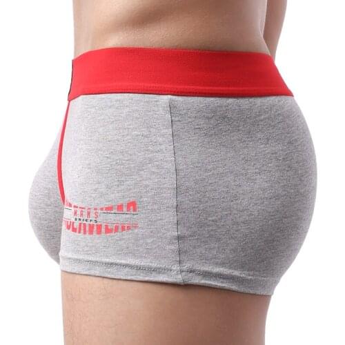 Mens Boxer Shorts Underwear 100% Cotton Breathable Boxer Men Sexy Big penis Pouch Design Man Panties Male Underpants Hot Sale