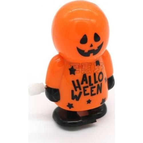 IWish Halloween Wind Up Walking Orange Imp Jump Ghost Winding Goblin Jumping Apparition For Children Baby Toys All Saints' Day