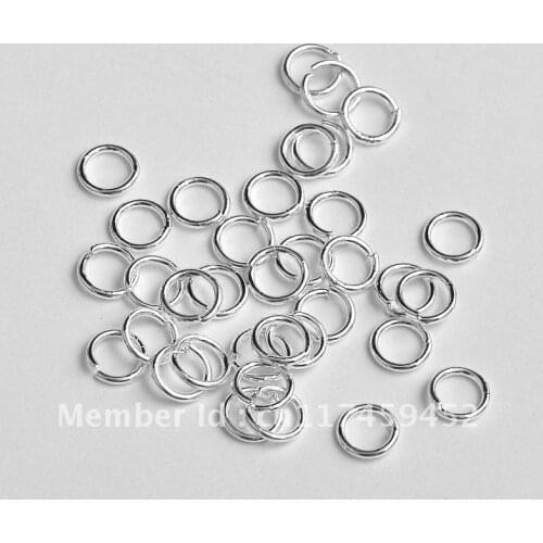 Top Quality 5MM 200pcs/Lot 925 Sterling Silver Open Jump Ring For DIY Jewelry Findings Wholesale