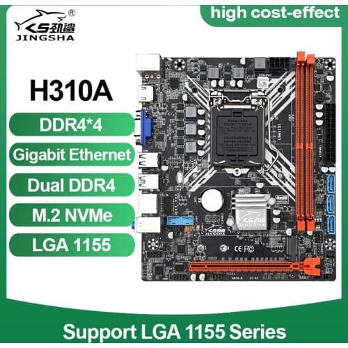 H310A LGA 1151 Motherboard DDR4 RAM Support Intel i3/i5/i7 Processor M.2 SATA3.0 USB3.0 Slot Desktop Mainboard