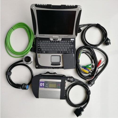 MB Star Scanner C4 & Used Diagnostic laptop CF-19 4G Military Toughbook & 360GB SSD Special Function for Auto Star Diagnosis