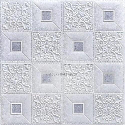 New Wall Sticker 3D Self-Adhesive Wall Sticker Roof Wallpaper/Waterproof PE Foam Wall Panel For Home Wall Ceiling Decoration