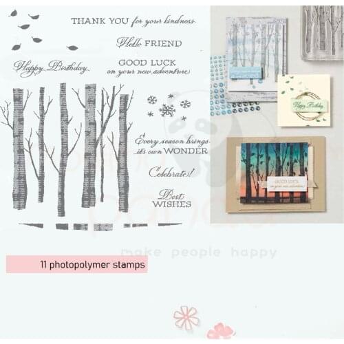New Arrival Tree Metal Cutting Dies and Stamps For DIY Craft Making Decoration Greeting Stencil Paper Card Scrapbooking Album