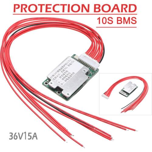 BMS Protection Board 36V 10S Lithium Li-ion Battery PCB Li-Po LiPo Polymer BMS Protection Board Battery Lithium Electronics