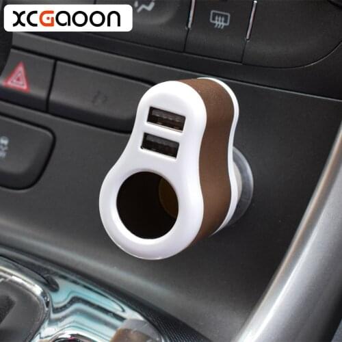 XCGaoon Car Cigarette Lighter Splitter with 2 USB Port 5V 3.1A Car Charger for iPhone & all Mobile / Car DVR GPS