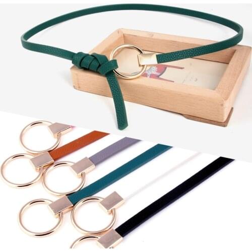 Thin PU Leather Belt Female Pure Color Waist Belts Women Dress Wild Small Belt Strap Cinturon Mujer Cinto Feminino Cinturones GG