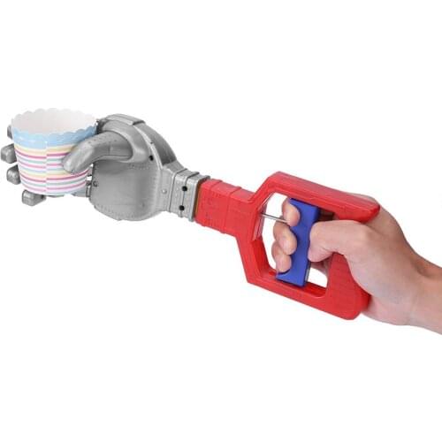 Funny Plastic Robot Claw Hand Grabber Toys Grabbing Stick Kid Boy Toy Hand Wrist Strengthen DIY Grab Toys Kids Robot Toys