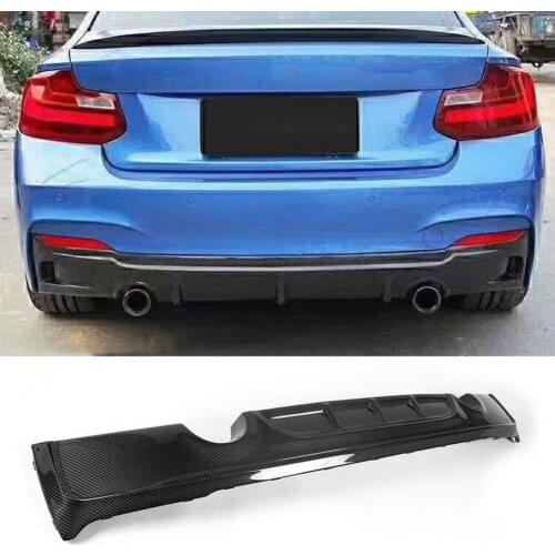 Carbon Fiber Rear Lip Spoiler High Quality Bumper Diffuser Car Modification For BMW 2 Series F22 M220i M235i 2014.15.2016.2017