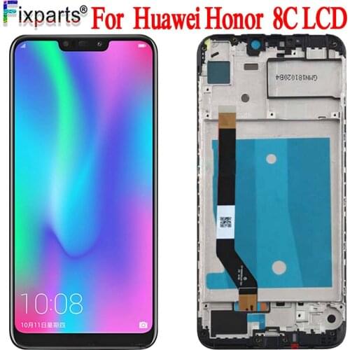 6.26" LCD For Huawei Honor 8C LCD Display Touch Screen Digitizer Screen Glass Panel Assembly BKK-AL10 For Huawei Honor 8C LCD