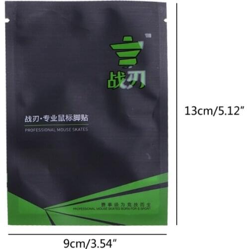 1Pack Professional Mouse Skates Stickers Mouse Feet Pad Glides Curve Edge Replacement for steel Serie RIVAL 500 Mouse HCCY