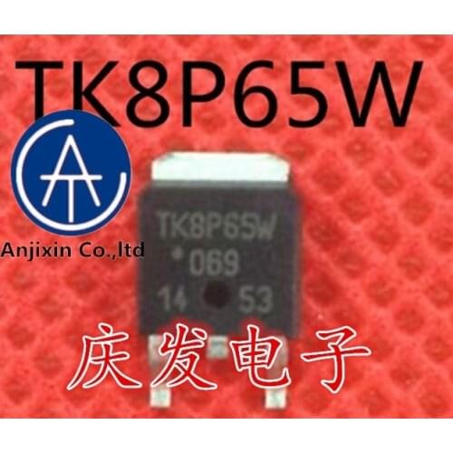 10 PCS 100% orginal new 100% quality real stock TK8P65W MOS tube 8 p65w new TO252