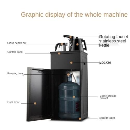 220VIntelligent tea bar machine vertical hot and cold water dispenser multi-functional household automatic water supply