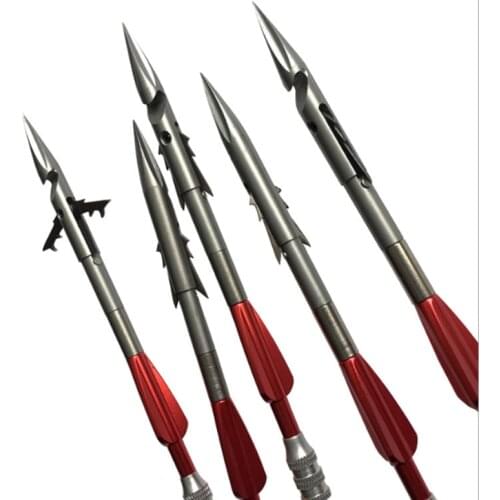 3/5pcs Powerful Shooting Hunting Fish Darts Slingshot Accessories Stainless Steel Arrow Heads Skill Fishing Deepwater Dart
