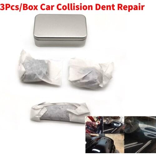 3Pcs/Box Car Collision Dent Repair Cold Glue Boxed Cold Glue Free Sheet Metal Car Tooth Repair Tool car dent remover