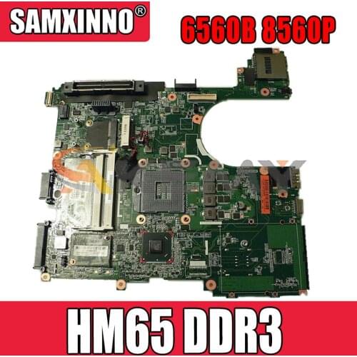 654129-001 654129-501 For HP Probook 6560B 8560P HM65 Notebook Mainboard 01015FL00-388-G DDR3 Laptop motherboard