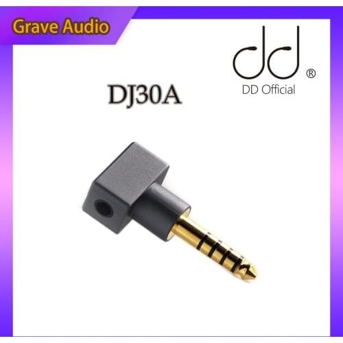 DD ddHiFi DJ30A, female 3.5 adapter. Apply to 3.5mm earphone cable, from 4.4 output such as Cayin iFi FiiO Hiby Shanling etc
