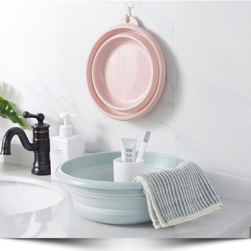 Folding Basin Bathroom Kitchen Outdoor Travel Fishing Camping Tool Multifunctional Portable Convenient Bucket Household Items