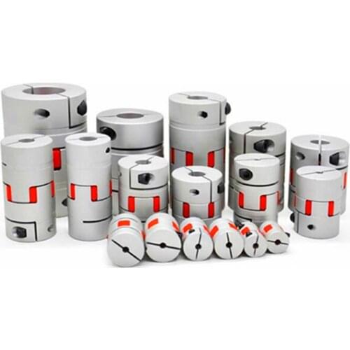 D30*L35 Hole D20 L25 D25 L30 series1PCS Flexible plum clamp coupler D30 L35 shaft size CNC Jaw shaft coupling