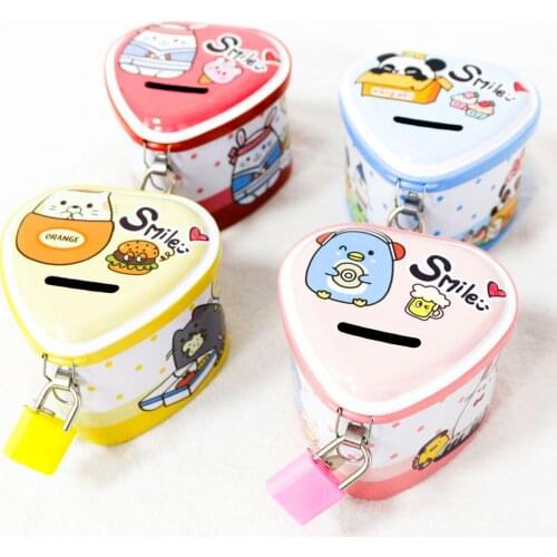 Children Piggy Bank Plastic Transparent Money Saving Boxes Case Coins Saving Cute Cartoon Pig Shaped Piggy Banks Home Decoration