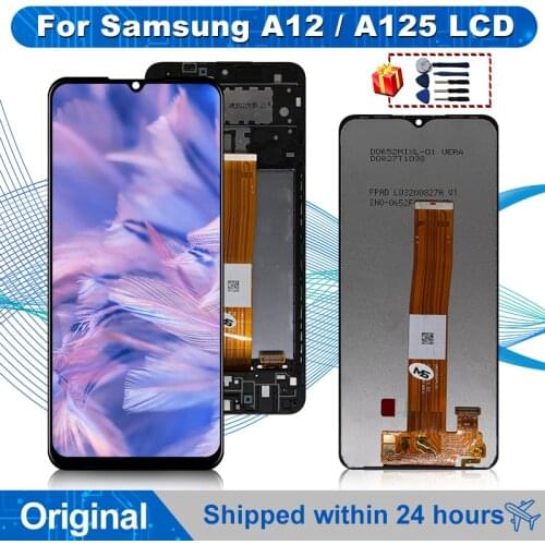 6.5" For Samsung Galaxy A12 Display A125F A125 LCD Touch Screen Digitizer For A125 LCD A125H A125F/DS Display Replacement Parts