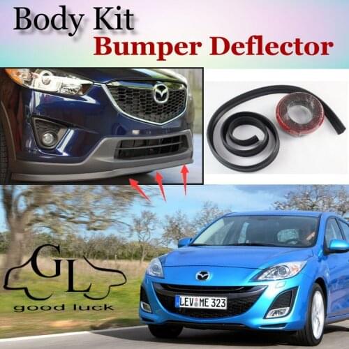 For Mazda 3 For Mazda3 M3 Axela BK BL BM Bumper Lip / Front Spoiler Deflector For Car View Tuning / Body Kit / Strip Skirt