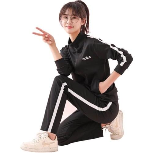 Women Fitness Top + Pants Workout Gym Sport Running Yoga Set Exercise Trainning Sweater Hoody Jacket Coat Trousers Suit 2 Piece